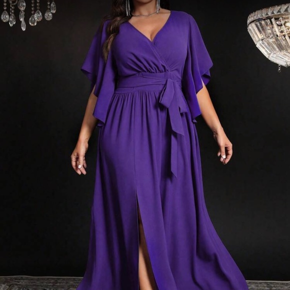 Dresses & Skirts - Elegant Light Purple Maxi Dress